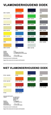 Kleurenkaart