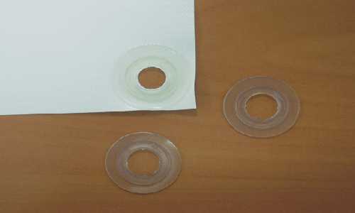 Lasringen in spandoeken