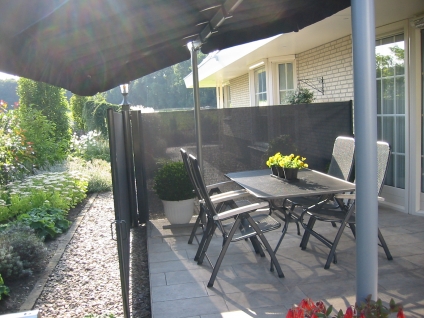 NIEUW oprolbaar windscherm