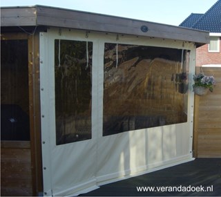 Verandazeil op maat gemaakt