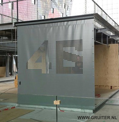 Doek voor de Markthal Rotterdam