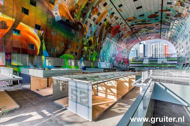Overzicht Markthal Rotterdam