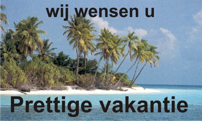 prettige vakantie