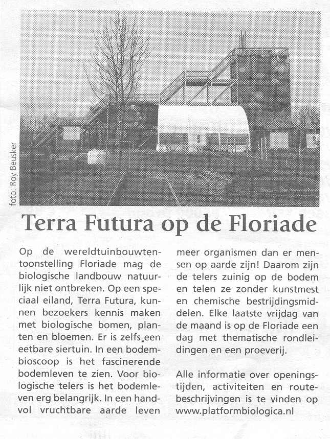 FLORIADE - TERRA FUTURA
